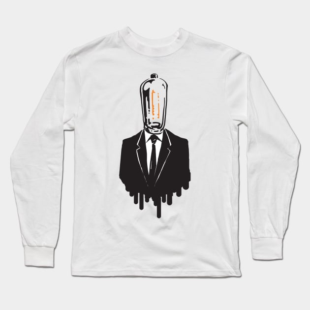 Mysterious Tube Man Long Sleeve T-Shirt by SerifsWhiskey